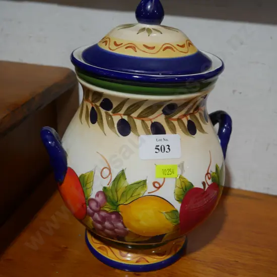 Lidded jar