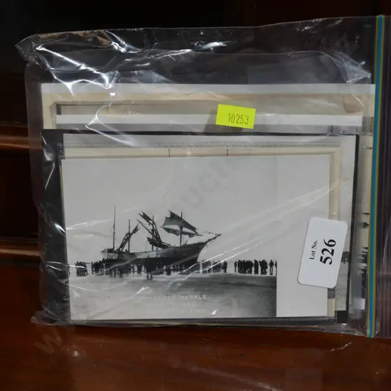 Assorted ship postcards