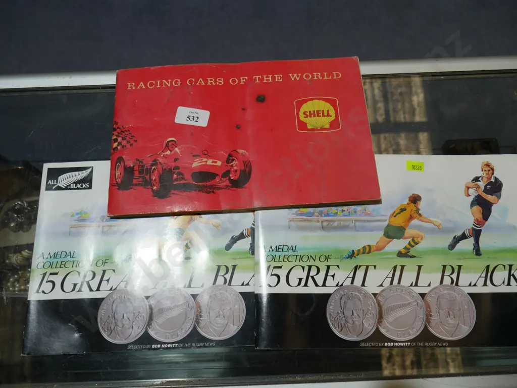Shell trading cards and All Blacks coins Image 1++