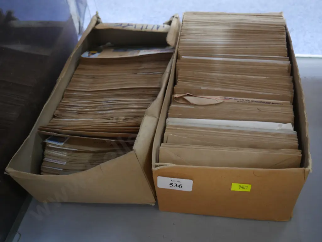 Two boxes of stamps Image 1++