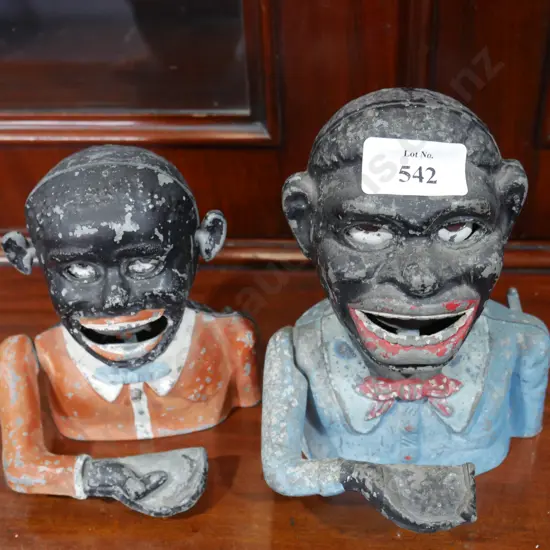 2 Jolly boy money boxes