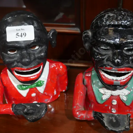 2 Jolly boy money boxes