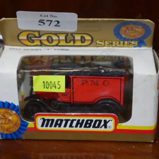 Gold series matchbox Model T Ford