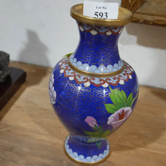Cloisonne vase