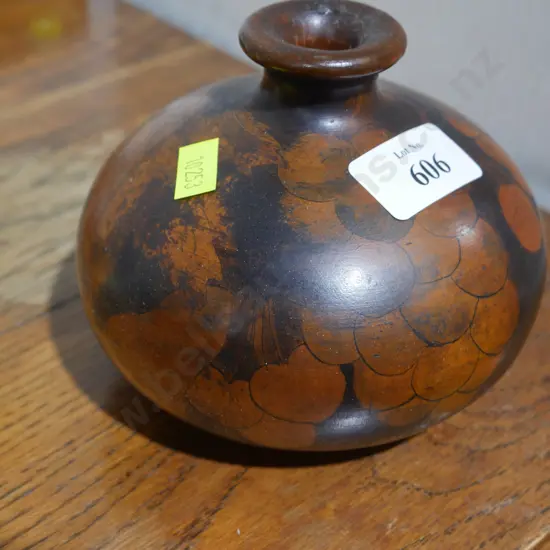 Wooden vase