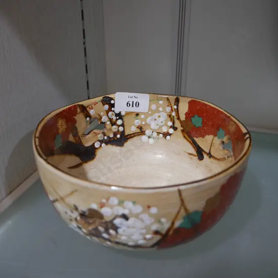 Oriental pottery bowl