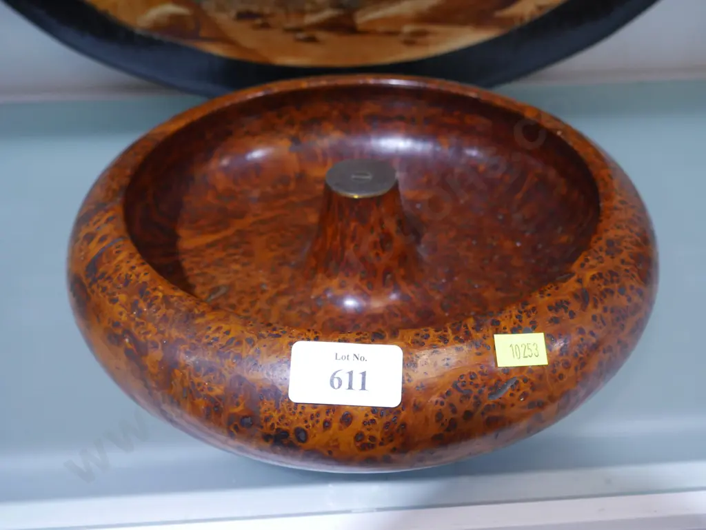 Wooden nutcracking bowl Image 1++