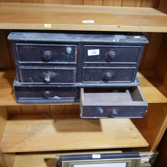 Small wooden drawers