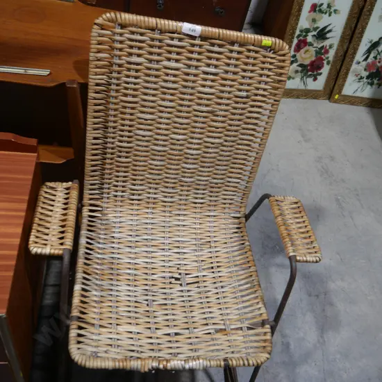 Cane rocking chair