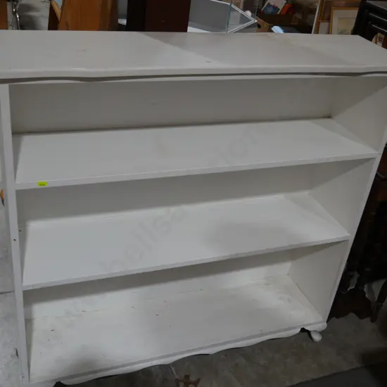White bookcase