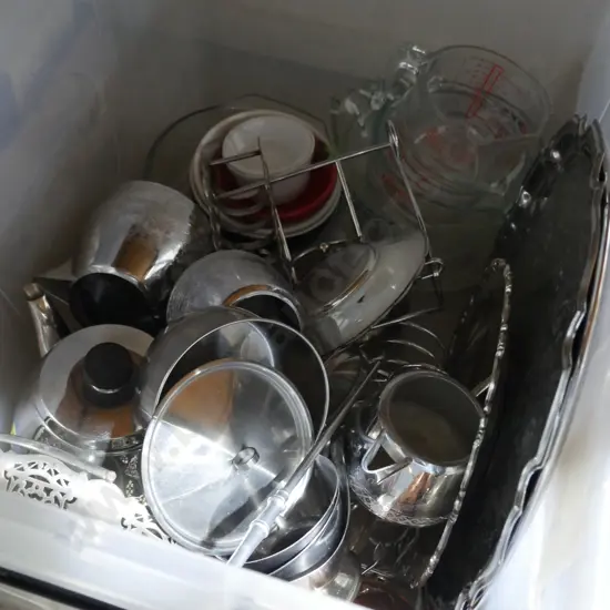 EP ware, stainless pots