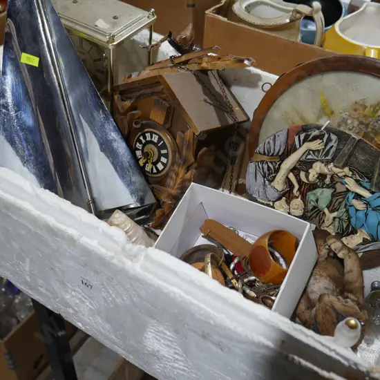 Ornaments, jewelry, clocks