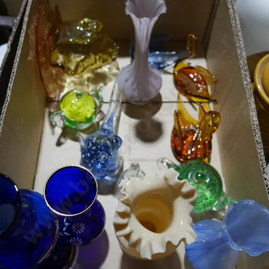 Coloured glassware