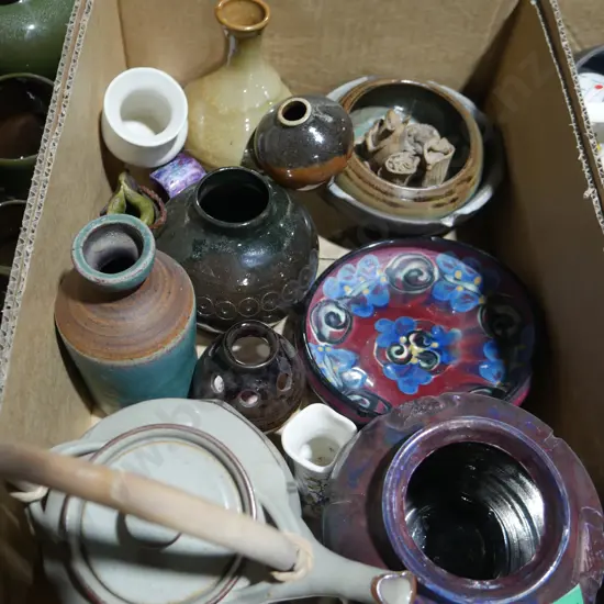 Pottery vases ect