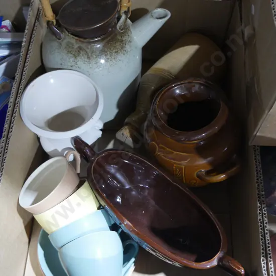 Pottery vases , ect