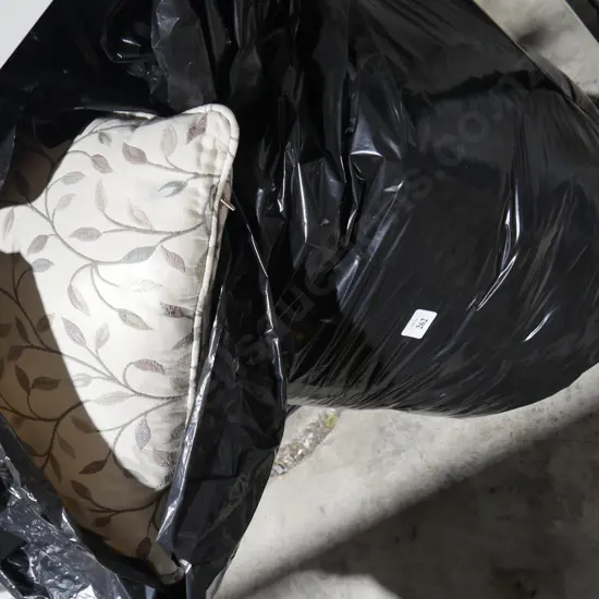 2 bags towels , pillows