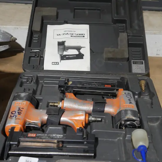 Air nailer set