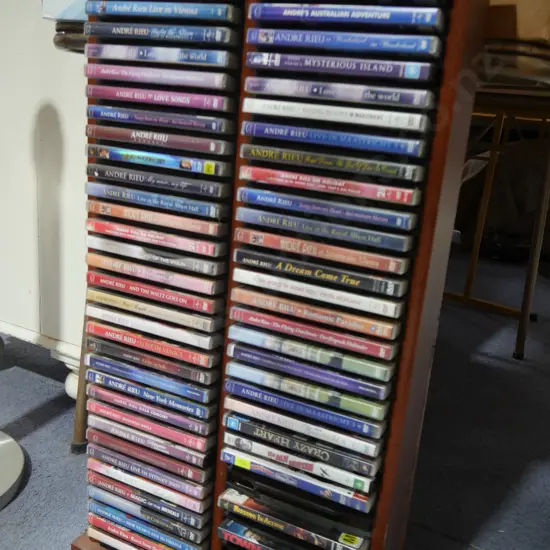 DVDs and tower