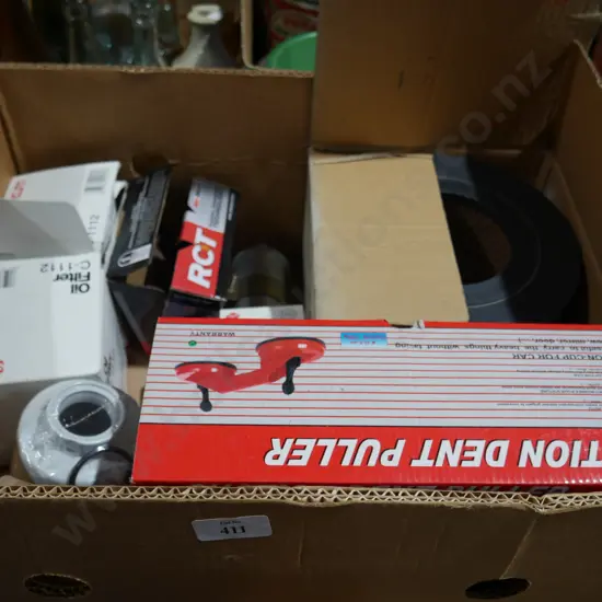 Oil filters, dent pullers