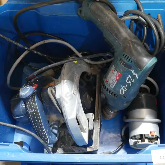 Circular saw , drill , laminate trimmer