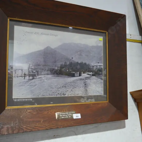 Photo, conical hill. Hanmer springs