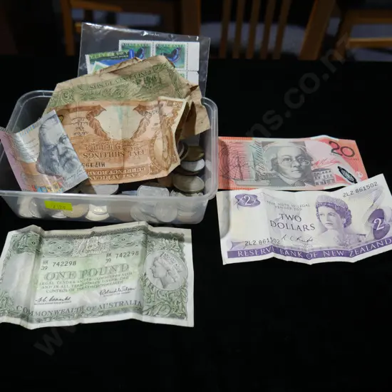 Banknotes and coins