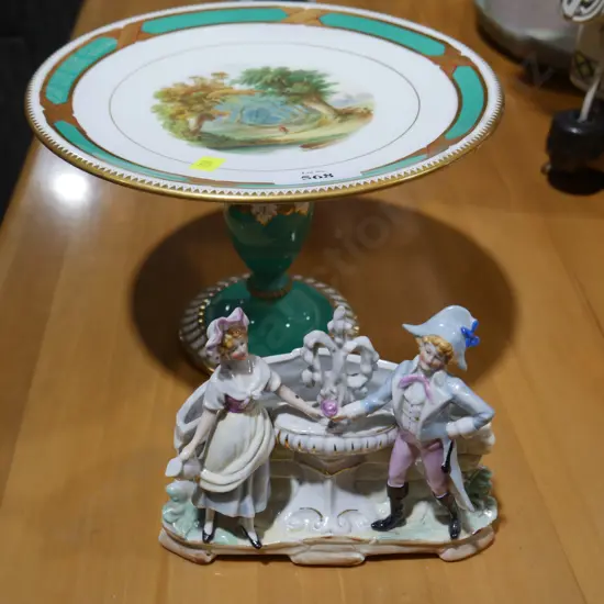 Cake stand and ornament