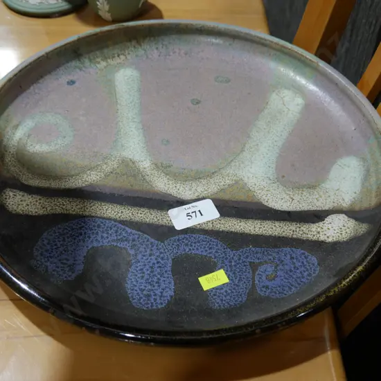 Pottery plate. B.G