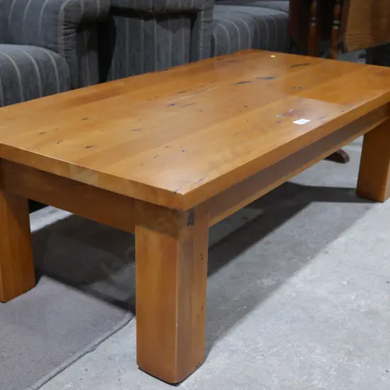 Timber coffee table