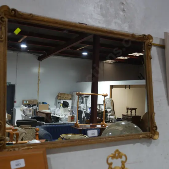 Gilt frame mirror