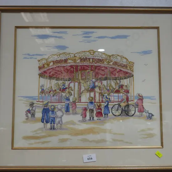 Merry go round tapestry