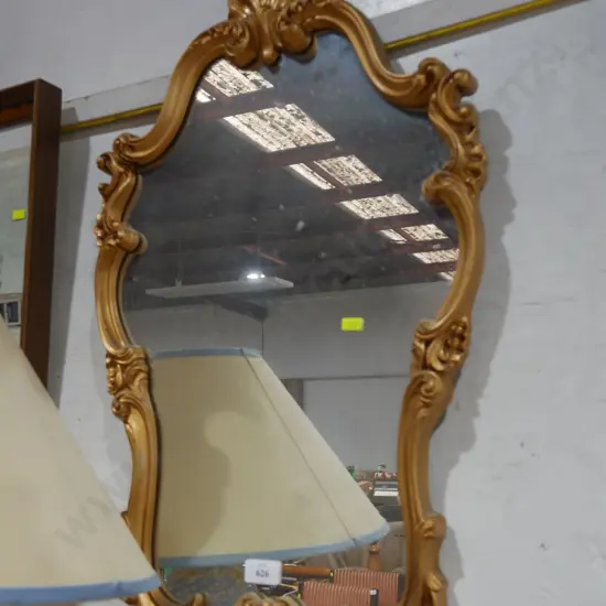 Gilt frame mirror