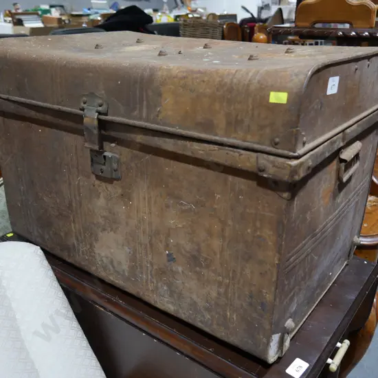 Tin trunk