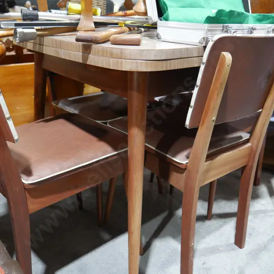 Dining table and 4 chairs