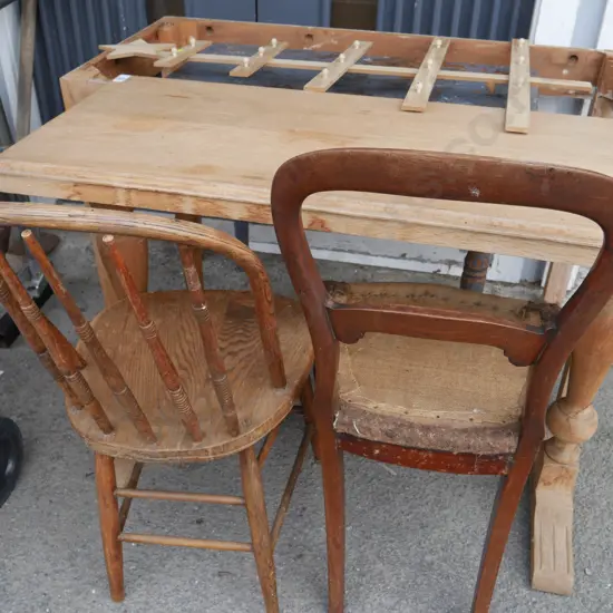 Table and chairs etc