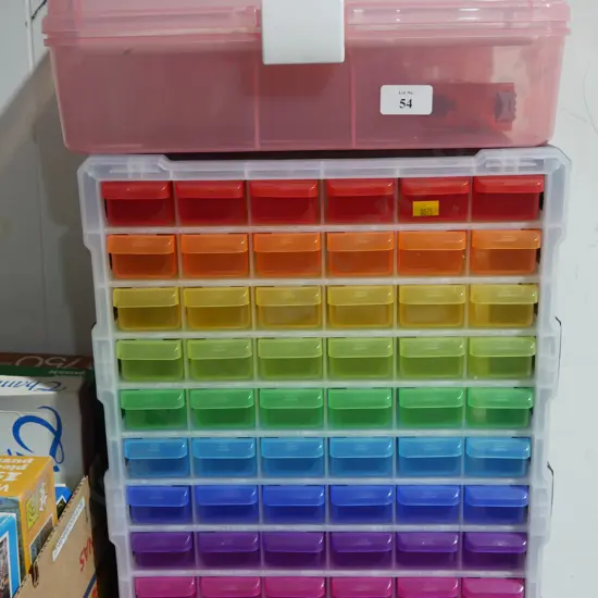 Rainbow storage drawers etc