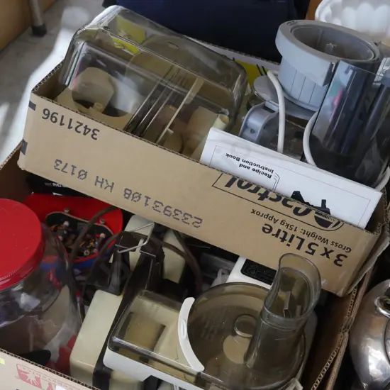 Food processor, sandwich maker etc