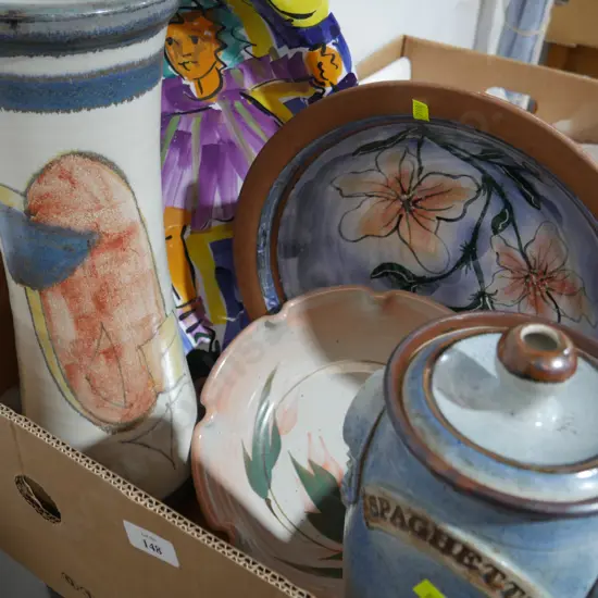 Pottery vase, spaghetti pot etc