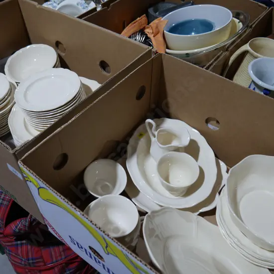 2 boxes Wedgewood dinnerware