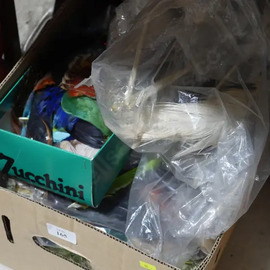 Vintage feathers etc