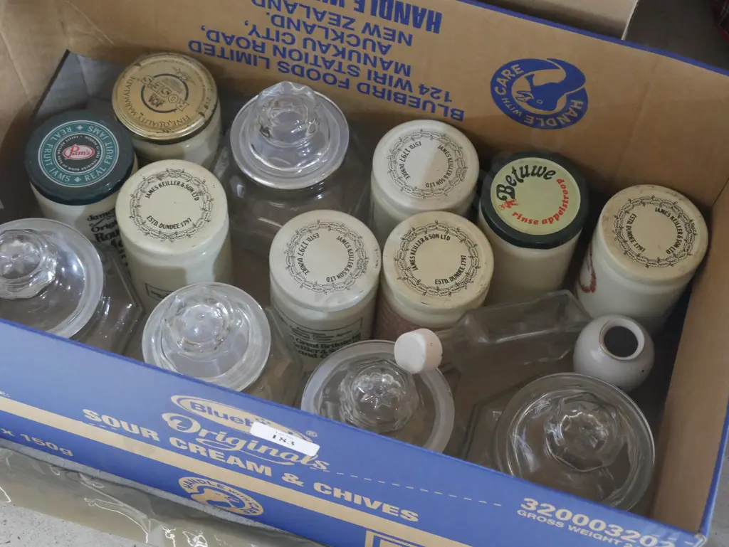 Glass jars etc Image 1++