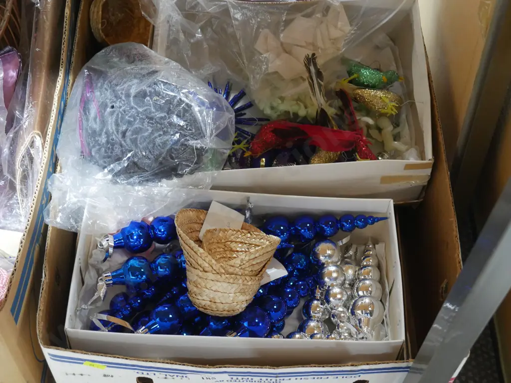 Vintage Xmas decorations, craft items Image 1++