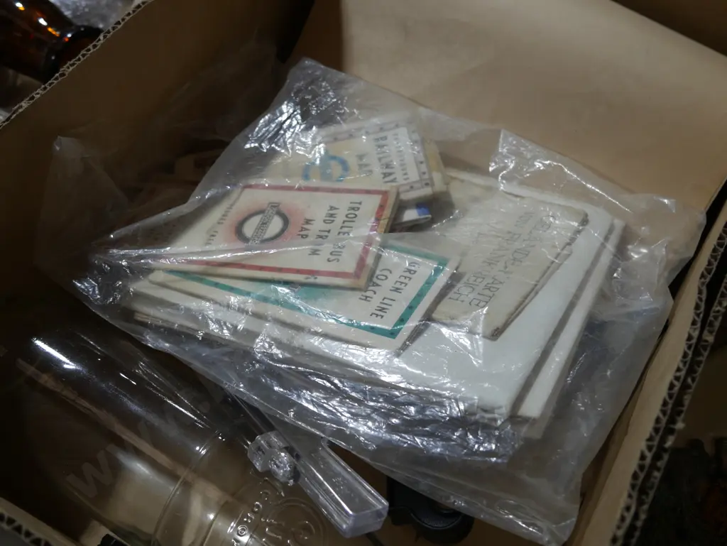 Ephemera, old bottle etc Image 1++