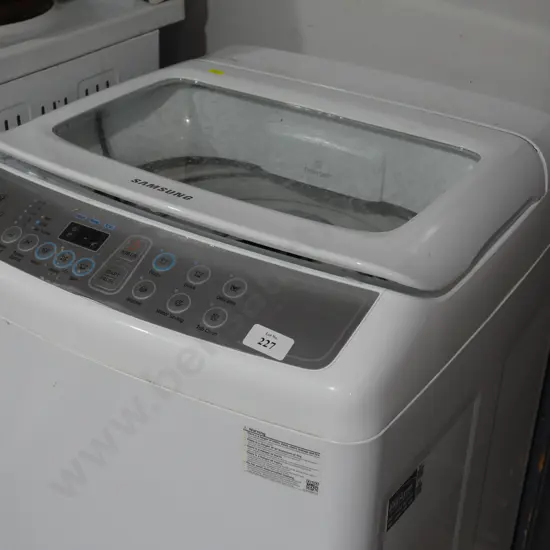Samsung top loader washing machine