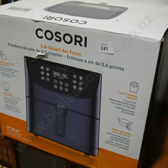Boxed Cosori air fryer