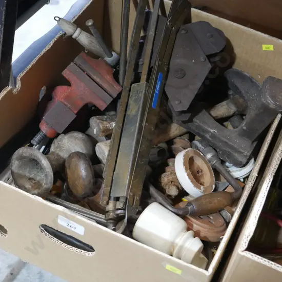 Vice, workshop sundries etc