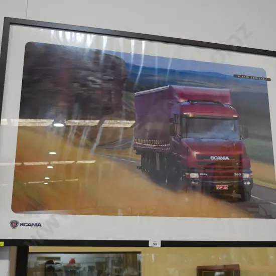 Scania framed poster