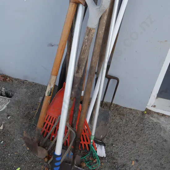 Assorted garden tools