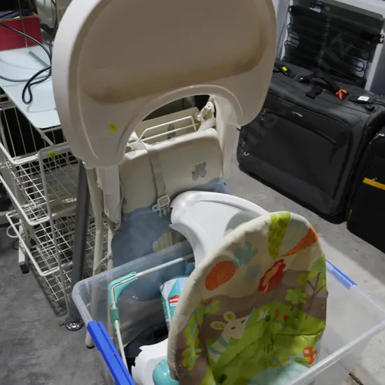 Highchair, baby gear etc