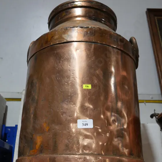 Copper milk can